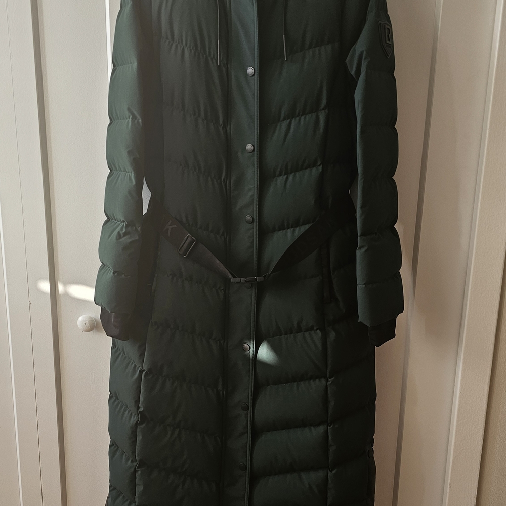 Women's Dark Green Puffer Coat